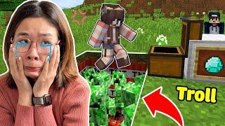 bqThanh Thử Thách 24 Giờ Troll Ốc Theo Yêu Cầu Của Fan Trong Minecraft