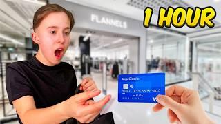 Giving My TEEN DAUGHTER 1 Hour to BUY WHATEVER SHE WANTS!