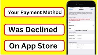 Your Payment Method Was Declined Update it or Provide A New Payment Method and Try Again iOS 16 2024