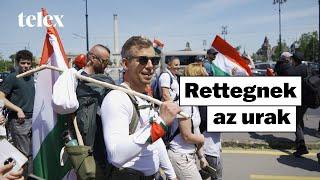 Magyar Péter hamuba sült pogácsával indult útnak, és feljelentette Orbánt