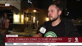 Unionized Starbucks workers in Anderson Township join nationwide strike