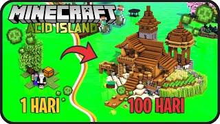 100 Hari di Minecraft tapi Terdampar di Pulau Beracun ! - Acid Island Only