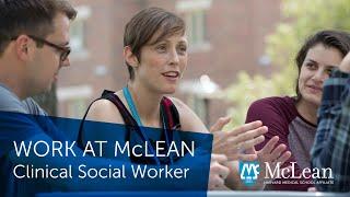 Work at McLean: Clinical Social Worker