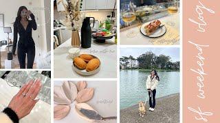 SPEND THE WEEKEND WITH ME IN SF! | More ring shopping, new restaurants, bake, cook, & paint with me!
