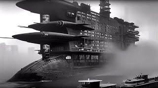 Synthsaga SciFi:   ¨Colossus¨ Giant Vessels , 1940s retro DieselPunk - ,parallel dimension