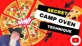 How to get a Pizza out of a camp oven ???