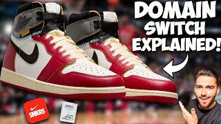 DOMAIN SWITCH EXPLAINED JORDAN 1 UNION LA CHICAGO SHADOWS FOR RETAIL!