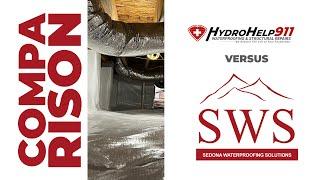 Sedona Waterproofing Comparison | HydroHelp911 vs Sedona Waterproofing