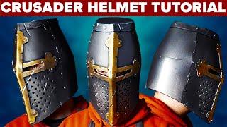 Crusader knight helmet one day build (free patterns) - Cosplay Tutorial