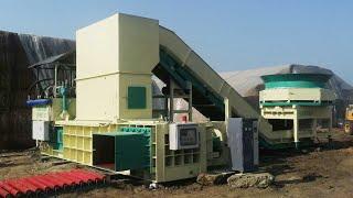 Corn Silage Compress Baler Machine