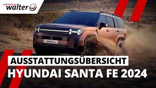 Hyundai Santa Fe Ausstattung Übersicht | Unterschiede Blackline, Prime, Signature