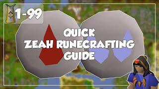 Quick Zeah Runecrafting Guide - 1-99 Runecrafting - Old School Runescape/OSRS