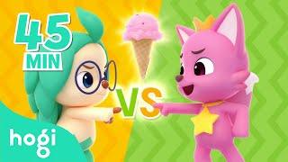 Eeny meeny miny moe and more | + Compilation | Sing Along with Pinkfong & Hogi | Hogi Nursery Rhymes