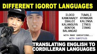 CORDILLERAN TRANSLATIONS 2 | Igorot Languages