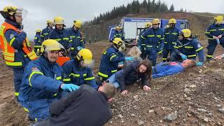 Großübung der Regionalstellen Gelnhausen & Frankfurt in der Rhön