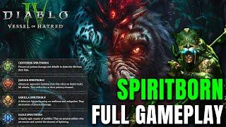 Spiritborn FULL GAMEPLAY in D4 Expansion Vessel of Hatred