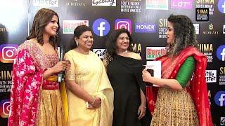 Tovino Thomas Uyare Movie Producers Shenuga & Shegna Having Ultimate Fun At South Awards