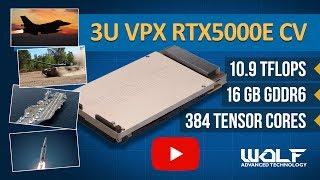 NVIDIA Turing™ 3U VPX RTX5000 Module for Military and Aerospace