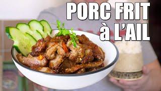 Porc à l'ail façon street food thaï - Recette facile - Le Riz Jaune