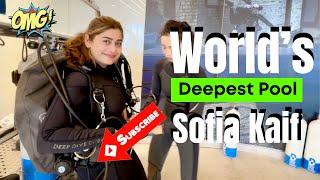 Sofia Kaif | Scuba Dive | The World’s Deepest Pool | Dubai | Vlog #10