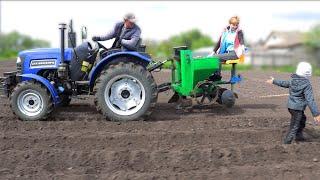 So planting potatoes is a PLEASURE!