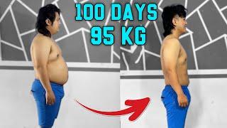 100 DAYS WEIGHT LOSS RESULT