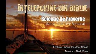 Cuvinte de înțelepciune din Biblie, Proverbele lui Solomon, Noua Traducere Romana