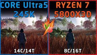 Intel Core Ultra 5 245K vs AMD Ryzen 7 5800X3D