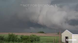 06-08-2020 Arnold, Nebraska Tornado, up close gustnadoes, funnel and storm structure