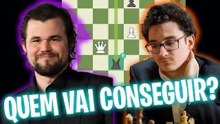 POSTO DE NÚMERO 1 DO MUNDO EM JOGO! Magnus Carlsen x Caruana, Norway Chess 2024