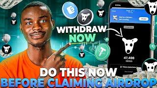 Dogs Airdrop Withdrawal: Do This Now Before you Claim Your Dogs Token to TON Wallet