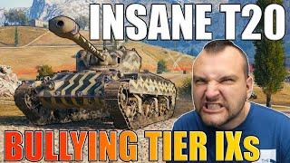 Epic T20 Gameplay: Bullying Tier 9s with a Tier 7 Tank! | WoT