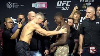 UFC 307: Stephen Thompson vs. Joaquin Buckley Weigh-in Face off