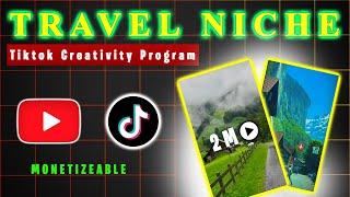 Underrated Faceless TikTok Niche! | Viral Travel Niche ( How to make Videos)