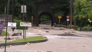 Flash flooding in Lackawanna County, flood gates closed in Scranton