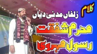 Zulfan Madni Diyan|SidiqJane UmerJane Janatjane ta hussain jane|By Shafqat Rasool Mahrvi |