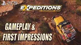 EXPEDITIONS: A MUDRUNNER GAME | FIRST IMPRESSIONS!! | GAMEPLAY & INFO SHARING | PS5.