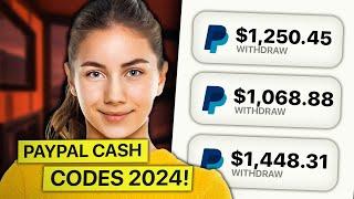 $1,000 FREE PAYPAL CASH CODES *REDEEM NOW* | Free PayPal Money 2024