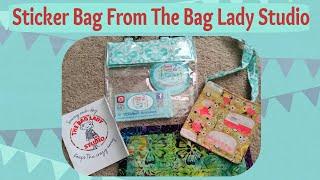 Sticker Bag From The Bag Lady Studio // Sewing Channel Shout Out