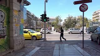 #177 Victoria square to Kypseli 1hr walk in Athens, Greece
