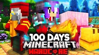 I Survived 100 Days in a CUSTOM Minecraft update...