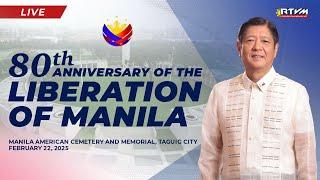 80th Anniversary of the Liberation of Manila 02/22/2025