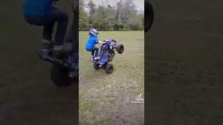 Mini Polaris 110cc wheelie 4 wheeler