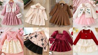 Winter Frock Design For Baby Girl 2025//Baby girl dress design//New Baby Frock Design//#winter#frock