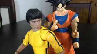 Dragon Ball Z - Goku vs Bruce Lee - Stop Motion