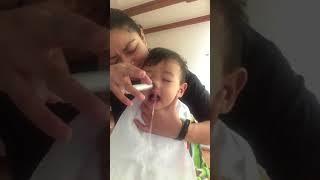 Lavado nasal en bebés fácil, lavar la nariz, limpieza nasal bebé, quitar flema con gripa, nasal wash