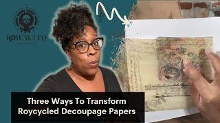 "Unbelievable! Transform Roycycled Paper 3 Ways - Glassine, Deli, & More!"