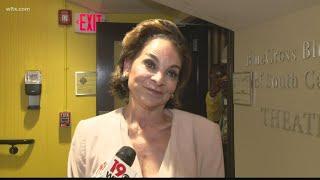 Jasmine Guy in Columbia for movie premiere at The Nickelodeon