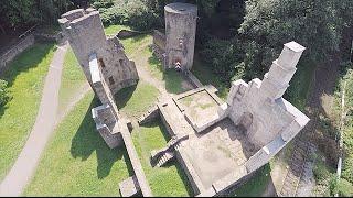 Burgruine Hardenstein in Witten  DJI Phantom 2  GoPro Hero 4 Silver  1080p 