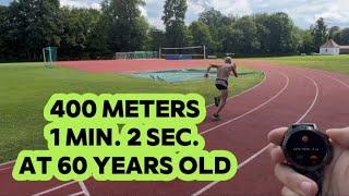400 Meter Training For Type IIa Fast- Twitch Muscle Fibers At The Age Of 60
